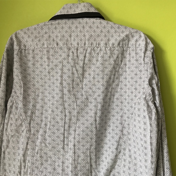 Pascal Morabito Geometric Men's Dress Shirt XXL - Picture 6 of 8